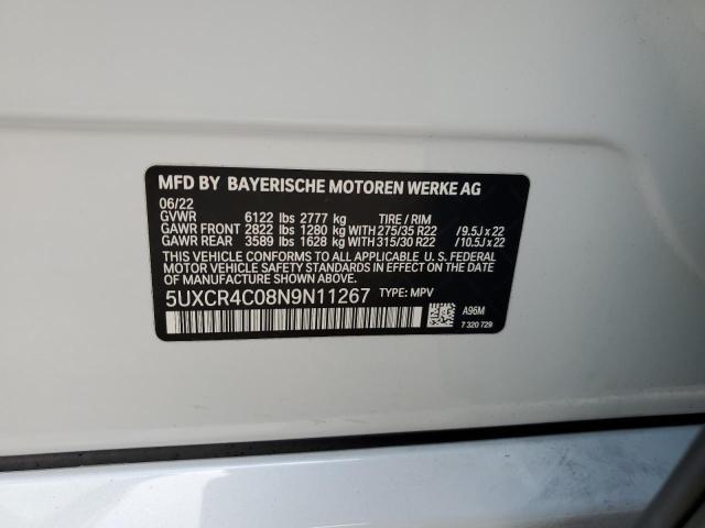 Photo 14 from auction – 2022 BMW X5 SDRIVE with VIN 5UXCR4C08N9N11267
