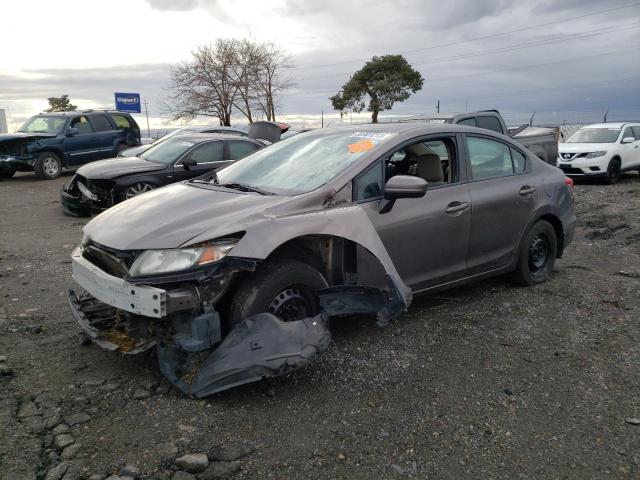 HONDA CIVIC LX 2014 with VIN 19XFB2F57EE241698 - Photo from auction