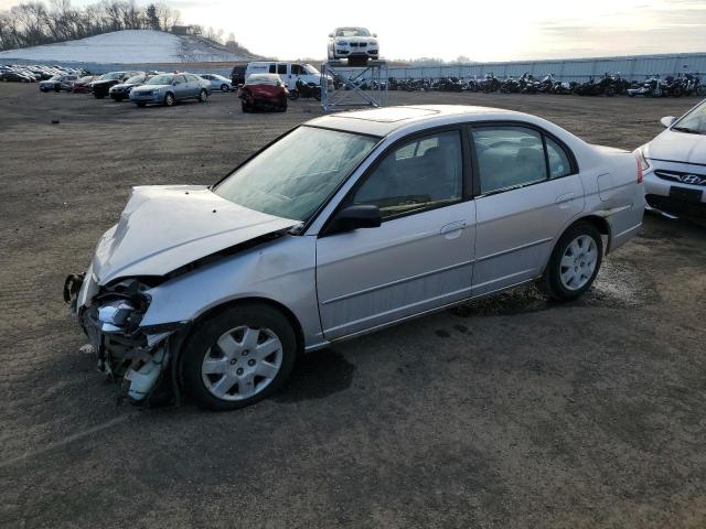 HONDA CIVIC EX 2002 with VIN 1HGES26742L082544 - Photo from auction