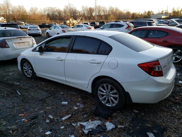 Photo 2 from auction – 2012 HONDA CIVIC EX with VIN 19XFB2F85CE087306