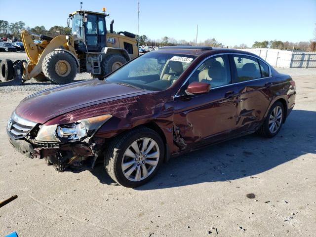 HONDA ACCORD EXL 2012 with VIN 1HGCP2F87CA040500 - Photo from auction