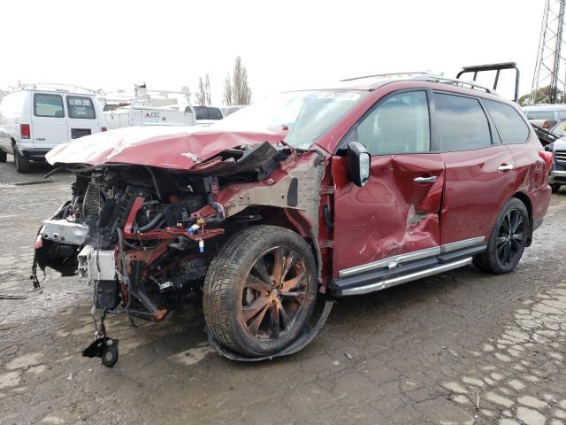NISSAN PATHFINDER 2017 with VIN 5N1DR2MN5HC658959 - Photo from auction
