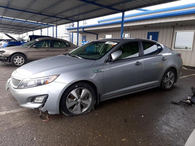 KIA OPTIMA HYB 2014 with VIN KNAGN4AD9E5074906 - Photo from auction