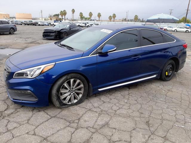 HYUNDAI SONATA SPO 2016 with VIN 5NPE34AF2GH411243 - Photo from auction