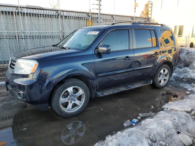 HONDA PILOT EXL 2012 with VIN 5FNYF4H67CB010032 - Photo from auction