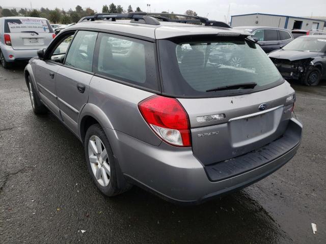 Photo 2 from auction – 2008 SUBARU OUTBACK 2. with VIN 4S4BP61C787311195