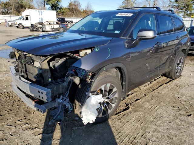TOYOTA HIGHLANDER 2021 with VIN 5TDGBRCH3MS023435 - Photo from auction