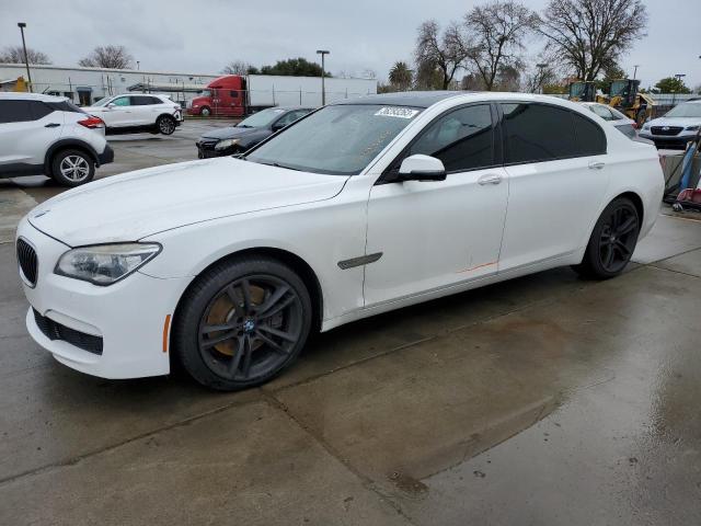 BMW 750 LI 2013 with VIN WBAYE8C52DD134093 - Photo from auction