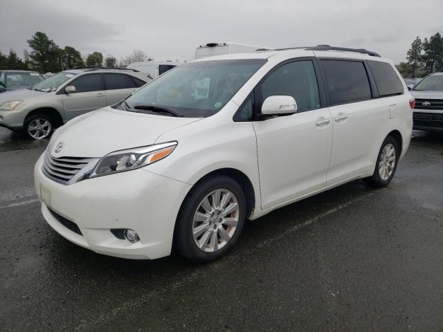 TOYOTA SIENNA XLE 2015 with VIN 5TDDK3DC4FS116213 - Photo from auction