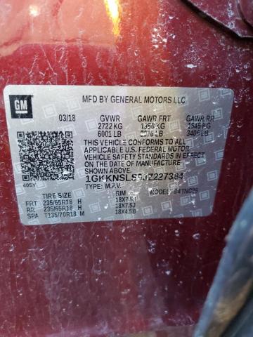 Photo 14 from auction – 2018 GMC ACADIA SLE with VIN 1GKKNSLS9JZ227384