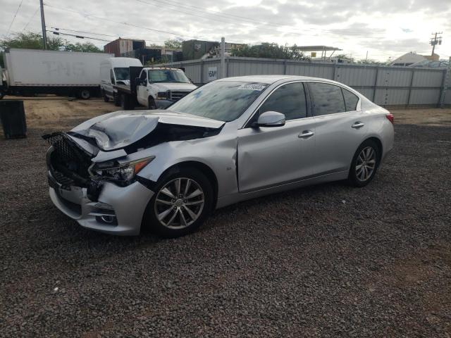 INFINITI Q50 BASE 2014 with VIN JN1BV7APXEM685903 - Photo from auction