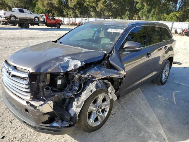 TOYOTA HIGHLANDER 2016 with VIN 5TDYKRFH5GS180789 - Photo from auction