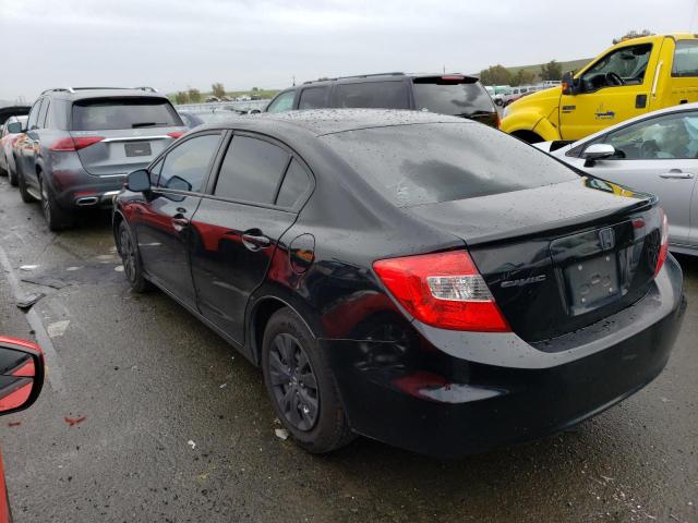 Photo 2 from auction – 2012 HONDA CIVIC LX with VIN 19XFB2F54CE309890