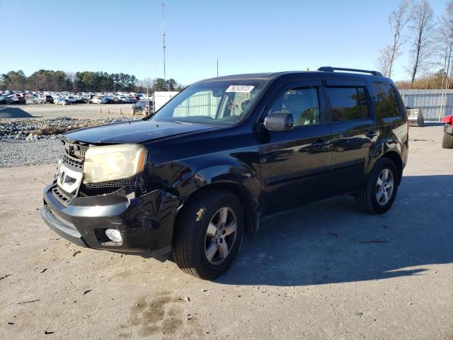 HONDA PILOT EXL 2011 with VIN 5FNYF4H56BB010853 - Photo from auction