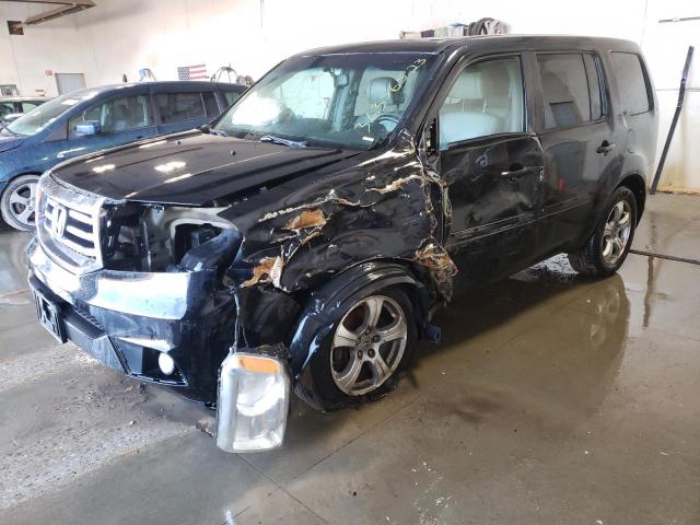 HONDA PILOT EXL 2012 with VIN 5FNYF4H54CB002073 - Photo from auction