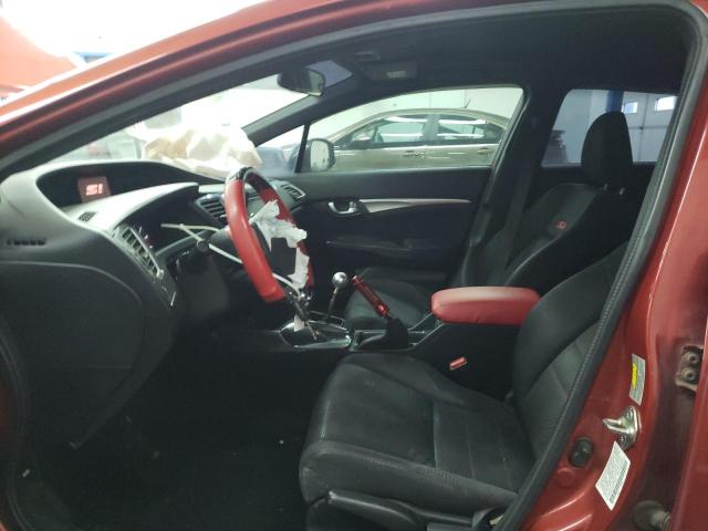 Photo 7 from auction – 2013 HONDA CIVIC SI with VIN 2HGFB6E55DH707335