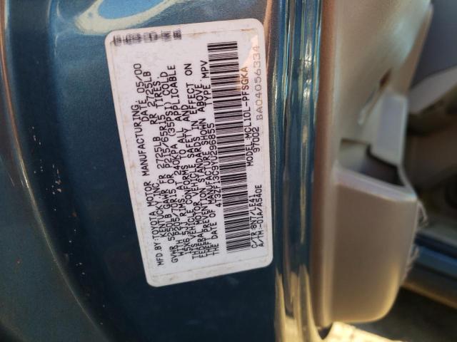 Photo 14 from auction – 2000 TOYOTA SIENNA LE with VIN 4T3ZF13C9YU296855