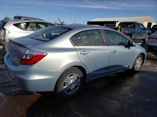 Photo 3 from auction – 2012 HONDA CIVIC HYBR with VIN JHMFB4F33CS003706