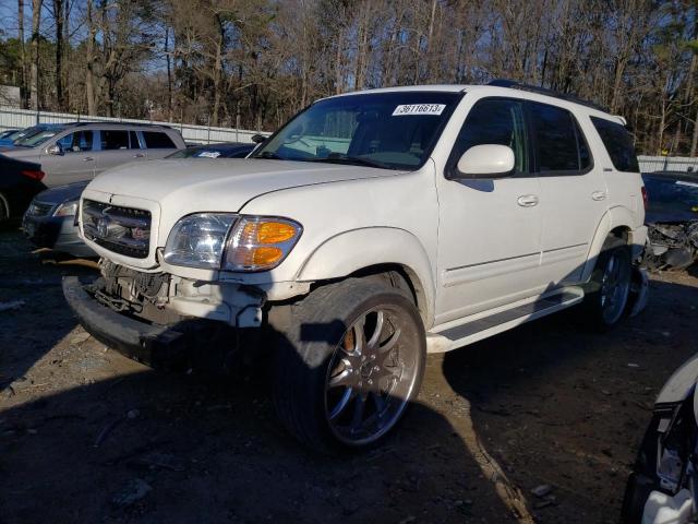 TOYOTA SEQUOIA LI 2002 with VIN 5TDZT38AX2S063331 - Photo from auction
