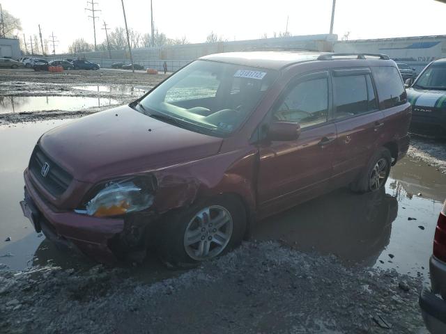 HONDA PILOT EX 2005 with VIN 2HKYF18405H531997 - Photo from auction