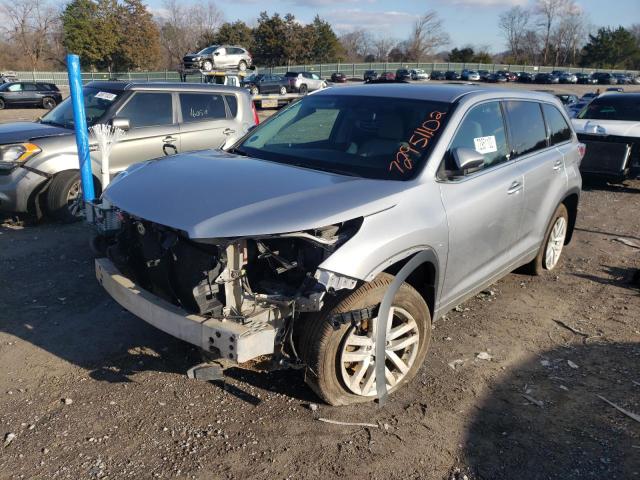 TOYOTA HIGHLANDER 2015 with VIN 5TDBKRFH0FS125140 - Photo from auction
