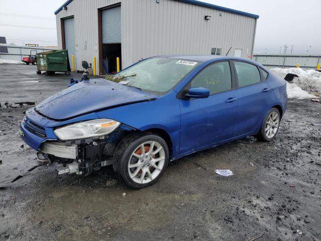 DODGE DART SXT 2013 with VIN 1C3CDFBH2DD224865 - Photo from auction