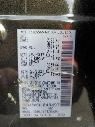 Photo 14 from auction – 2015 NISSAN ROGUE S with VIN 5N1AT2MV3FC840497