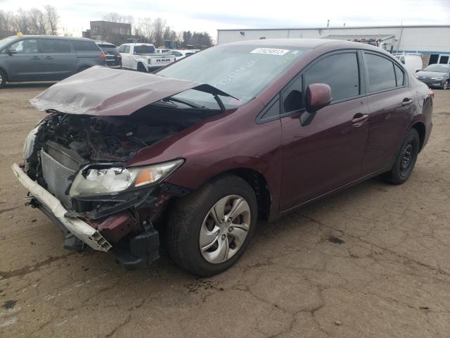 Photo 1 from auction – 2013 HONDA CIVIC LX with VIN 19XFB2F54DE237882