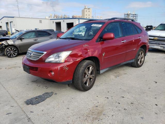 LEXUS RX 400H 2008 with VIN JTJGW31U282005892 - Photo from auction