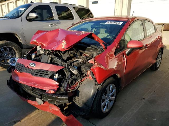 KIA RIO LX 2013 with VIN KNADM5A33D6152978 - Photo from auction