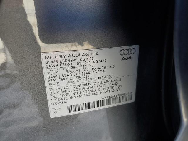 Photo 14 from auction – 2013 AUDI Q7 PRESTIG with VIN WA1DGAFE5DD008965
