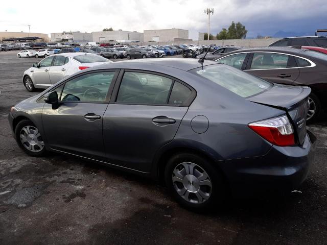 Photo 2 from auction – 2012 HONDA CIVIC HYBR with VIN JHMFB4F33CS002510