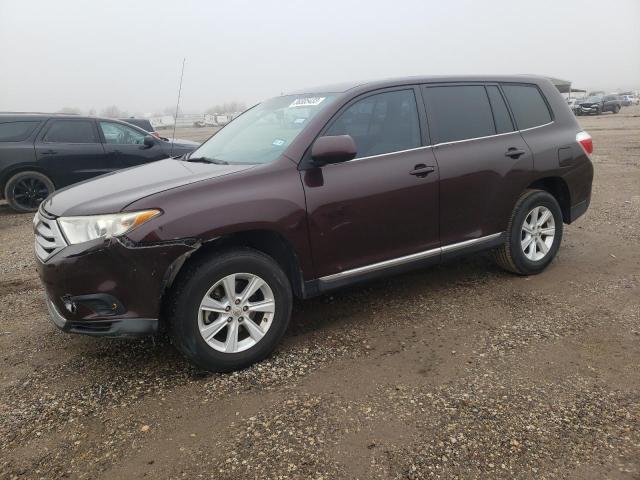 TOYOTA HIGHLANDER 2011 with VIN 5TDZA3EH1BS012114 - Photo from auction