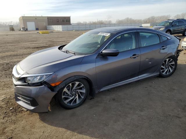 HONDA CIVIC EX 2017 with VIN 19XFC2F74HE070539 - Photo from auction