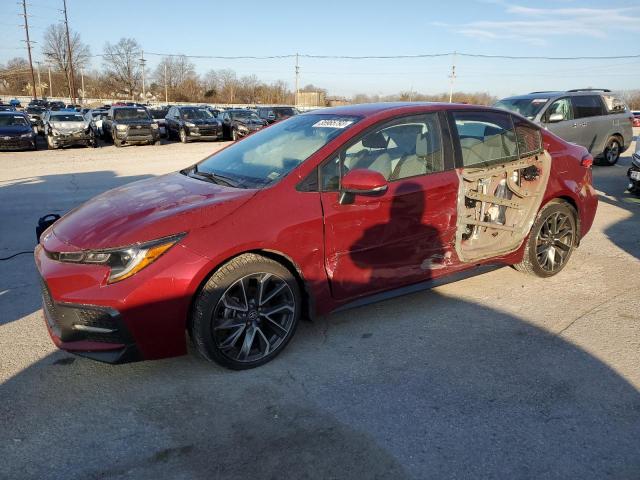 TOYOTA COROLLA SE 2022 with VIN 5YFS4MCE6NP107563 - Photo from auction