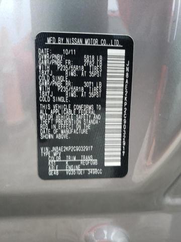 Photo 14 from auction – 2012 NISSAN QUEST S with VIN JN8AE2KP2C9032917
