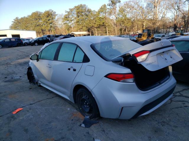 Photo 2 from auction – 2021 TOYOTA COROLLA LE with VIN 5YFEPMAE3MP216830