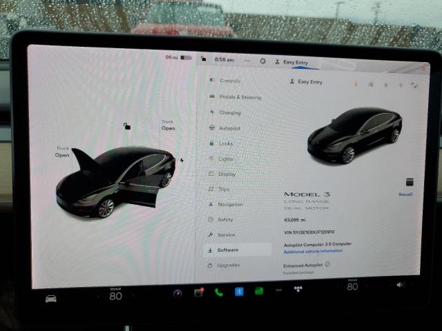 Photo 9 from auction – 2018 TESLA MODEL 3 with VIN 5YJ3E1EBXJF120910
