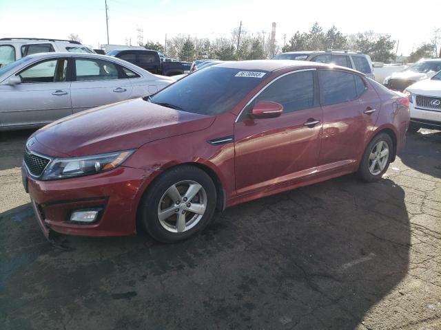 KIA OPTIMA LX 2015 with VIN 5XXGM4A78FG360873 - Photo from auction