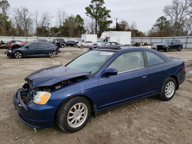 HONDA CIVIC EX 2002 with VIN 1HGEM21092L024384 - Photo from auction