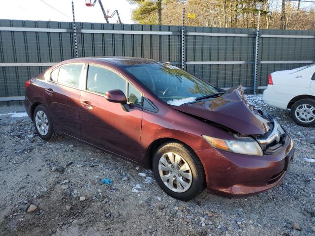 Photo 4 from auction – 2012 HONDA CIVIC LX with VIN 19XFB2F58CE046884