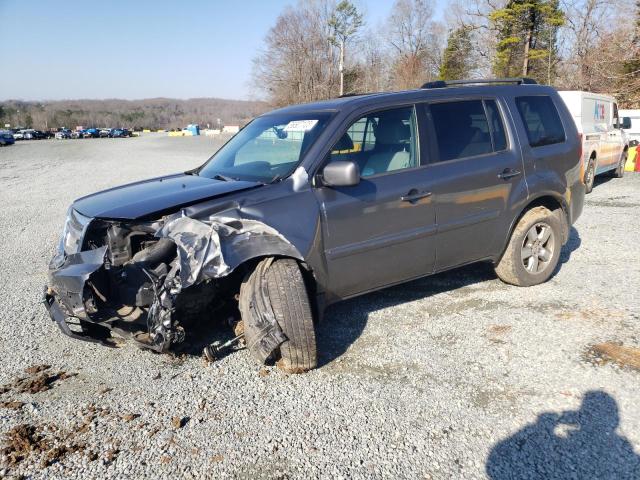 HONDA PILOT EXLN 2011 with VIN 5FNYF3H72BB007850 - Photo from auction