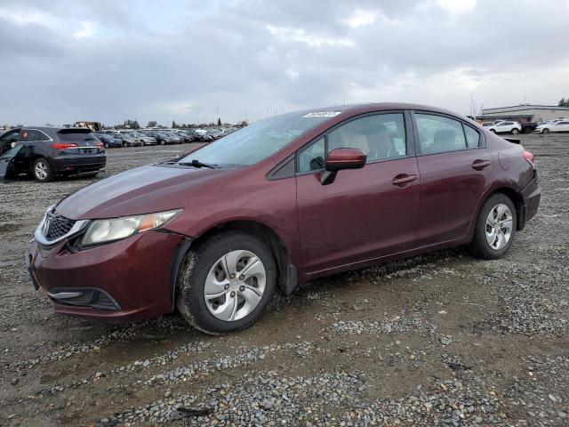 HONDA CIVIC LX 2014 with VIN 19XFB2F5XEE244773 - Photo from auction