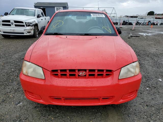 Photo 5 from auction – 2002 HYUNDAI ACCENT GL with VIN KMHCG45C62U360030