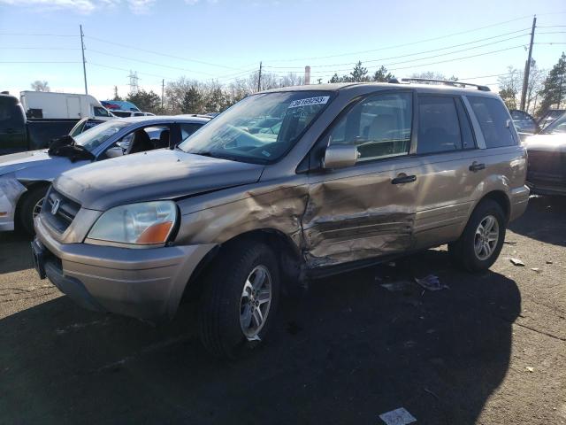 HONDA PILOT EXL 2005 with VIN 2HKYF18585H527656 - Photo from auction