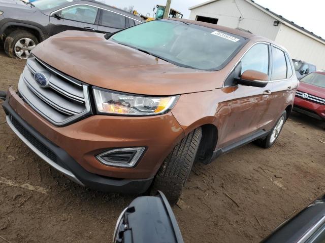 FORD EDGE SEL 2017 with VIN 2FMPK3J90HBC37262 - Photo from auction