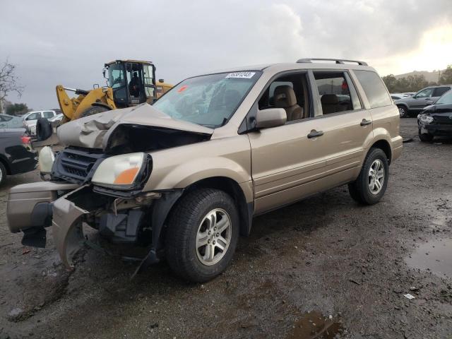 HONDA PILOT EXL 2003 with VIN 2HKYF18573H552366 - Photo from auction