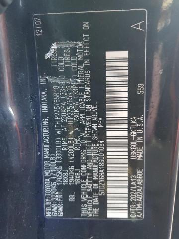 Photo 14 from auction – 2008 TOYOTA SEQUOIA LI with VIN 5TDZY68A18S001084