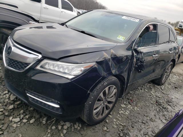 ACURA MDX TECHNO 2014 with VIN 5FRYD4H4XEB042804 - Photo from auction