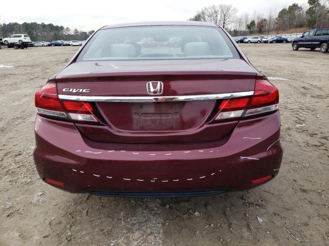 Photo 6 from auction – 2014 HONDA CIVIC LX with VIN 19XFB2F50EE208803